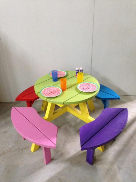 kinderpicknick tafel